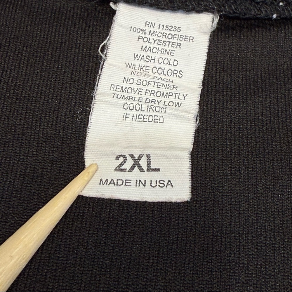 Black V-Neck Shirt - Confidence From Within - Good Looking People - Size 2XL - Picture 4 of 11